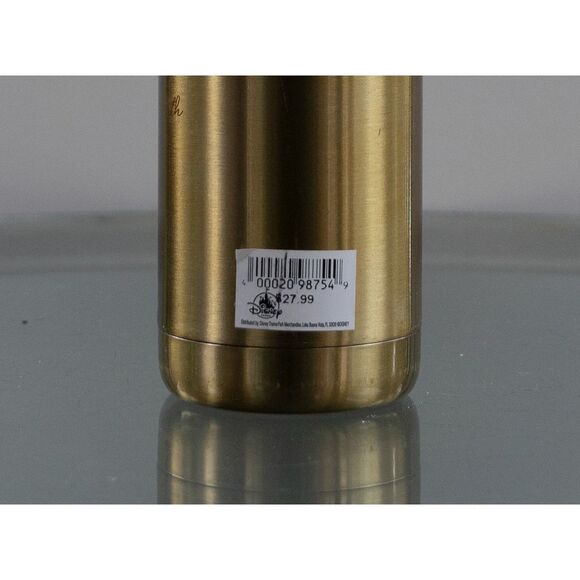 Disneyland Resort Gold Metal Water Bottle - NWT - Happiest Place on Earth Disney - Picture 7 of 8